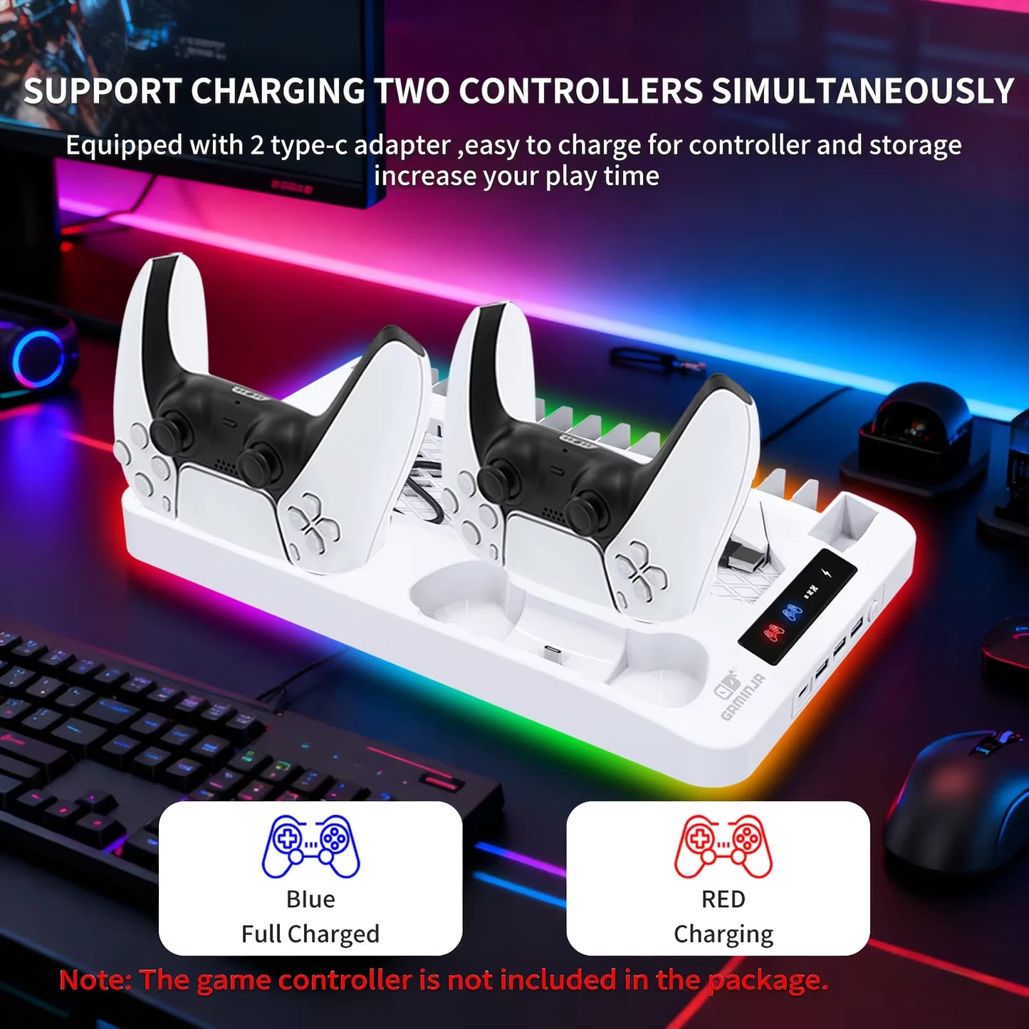 ESTACION DE CARGA/ SOPORTE PARA PS5 SLIM/ STANDAR