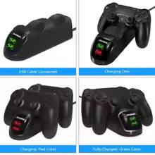 CARGADOR DOBLE PARA MANDOS PS4