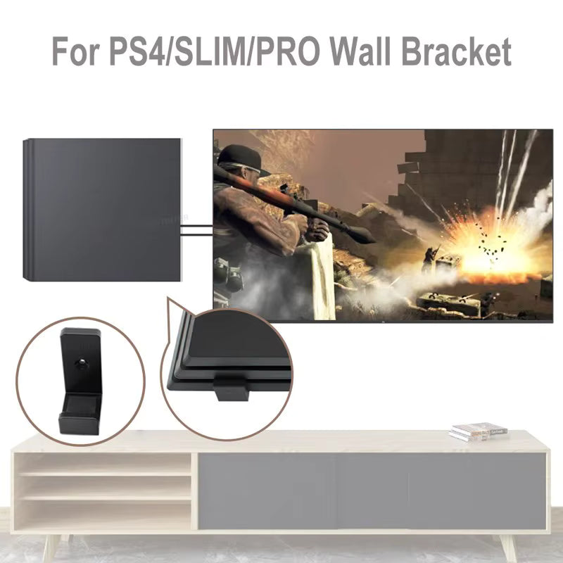soporte de pared para ps4 slim/ fat/ pro