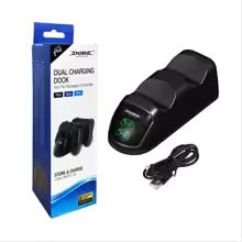 CARGADOR DOBLE PARA MANDOS PS4
