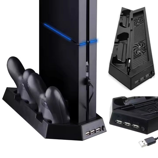 ESTACION DE CARGA/ SOPORTE PARA PS4 FAT