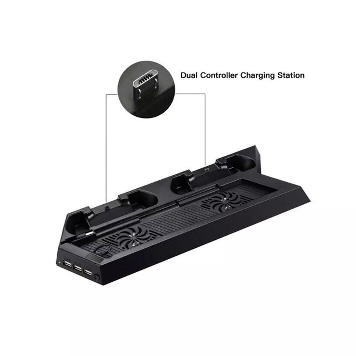 ESTACION DE CARGA/ SOPORTE PARA PS4 FAT